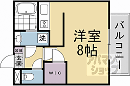 二葉荘東館舎 ワンルームの間取図画像