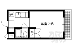 カーサ・コーザ 1Kの間取図画像
