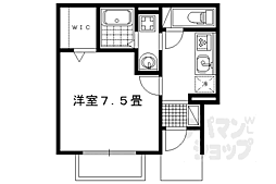 ユニフローラ1 1Kの間取図画像