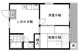 パレ21 2LDKの間取図画像