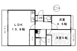 京福電気鉄道北野線 北野白梅町駅 徒歩25分 2階/-