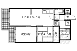 ニュー高野ロイヤルハイツ 2LDKの間取図画像