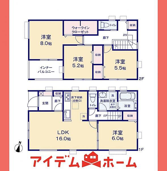 間取りを拡大表示