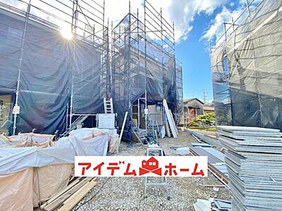 外観：〇●6号棟(撮影2025年1月)●〇　　 完成間近内覧可能　　　　　　　　　　　　 アイデムホーム南店は緑区役所から徒歩2分 水曜日も営業しております　　　　　 