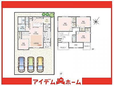 間取り：●3号棟間取り● 