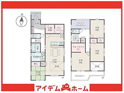 間取り:●1号棟間取り● 間取り:●1号棟間取り●
