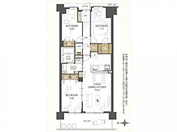 間取図画像 3LDK