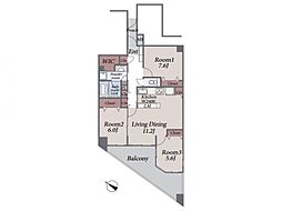 間取図画像 3LDK