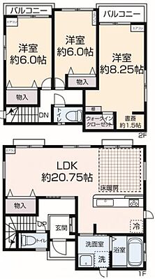 間取り 船橋市大穴北3丁目