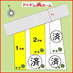 一宮市浅井町　全5棟　2号棟 3LDKの間取り