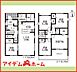 間取り：1号棟　間取図
