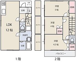 アドバンスコーポ　A 3LDKの間取り