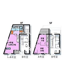 VIC ACROSS TOGOSHI 2LDKの間取図画像