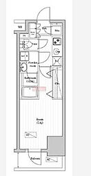 オーパスレジデンス武蔵小山 1Kの間取図画像