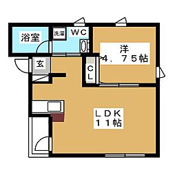 間取図画像 1LDK