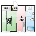 大八木マンション3階6.0万円