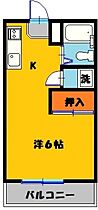 ノーブルハイツ 202号室 ｜ 栃木県宇都宮市中一の沢町（賃貸アパート1R・2階・23.18㎡） その2