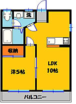 M5マンション 206号室 ｜ 栃木県宇都宮市兵庫塚３丁目（賃貸マンション1LDK・2階・34.02㎡） その2