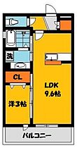 クレストコートA 307号室 ｜ 栃木県宇都宮市簗瀬町（賃貸アパート1LDK・3階・33.61㎡） その2