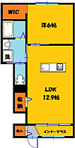 エアリクスＡ 102号室 ｜ 栃木県宇都宮市若松原３丁目21-12（賃貸アパート1LDK・1階・47.71㎡） その2