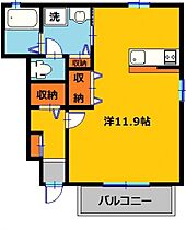 エムズワールドII 201号室 ｜ 栃木県宇都宮市平松４丁目9-23（賃貸アパート1LDK・2階・45.33㎡） その2