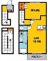間取図画像 1LDK