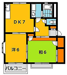 シャトルハイツB 2階