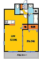 間取図画像 1LDK