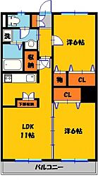 宇都宮グリーンハイツ1 4階/404号室