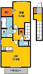 エクレール下栗C 2階