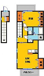 フラッツァドゥーズC 2階/202号室