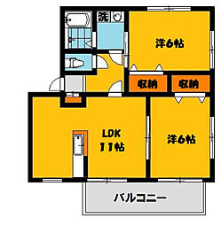 ソレジオ西川田 2階/201号室