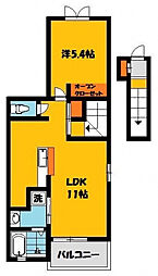 ニューオールリバー 1LDKの間取図画像