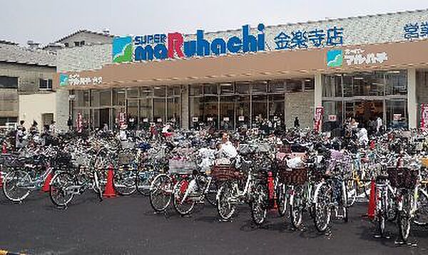 周辺：スーパー「スーパーマルハチ金楽寺店まで716m」