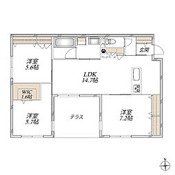 HEBEL MAISON My Plis 3LDKの間取図画像