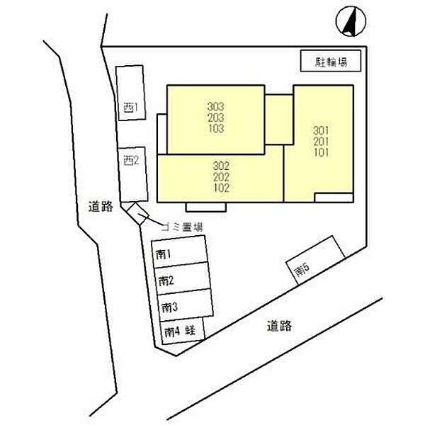 ファミール　ノーヴェ 103｜兵庫県西宮市広田町(賃貸アパート2LDK・1階・58.60㎡)の写真 その3