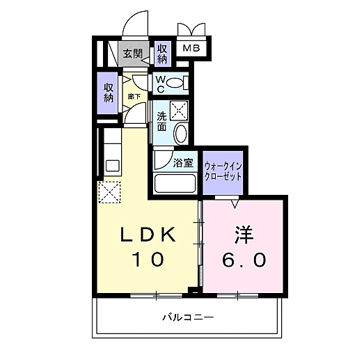 レジス城の堀 304｜兵庫県尼崎市下坂部２丁目(賃貸マンション1LDK・3階・42.48㎡)の写真 その2