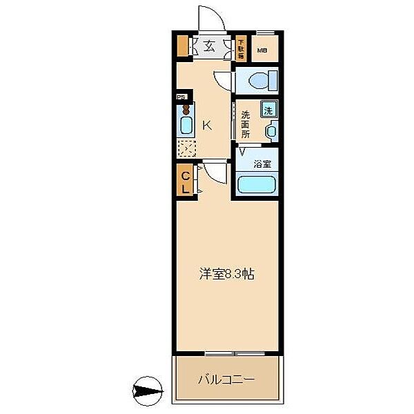 インベスト塚口Ｓ-ＦＲＯＮＴ 406｜兵庫県尼崎市東塚口町１丁目(賃貸マンション1K・4階・27.11㎡)の写真 その2