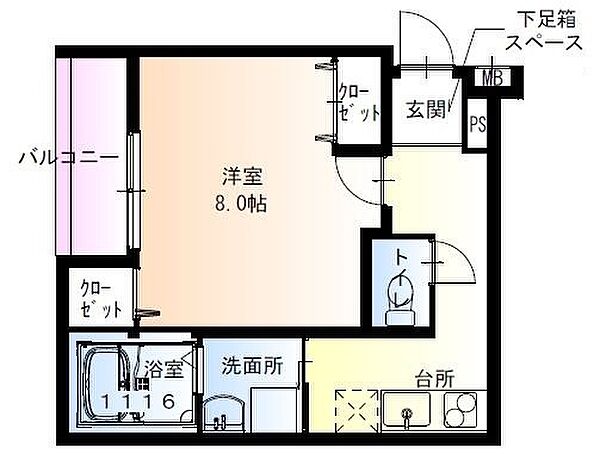 フジパレス尼崎常光寺 302｜兵庫県尼崎市常光寺１丁目(賃貸アパート1K・3階・30.10㎡)の写真 その2