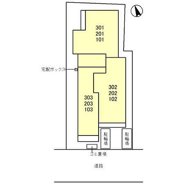 トリシア上甲子園 203｜兵庫県西宮市上甲子園４丁目(賃貸アパート1LDK・2階・43.34㎡)の写真 その2