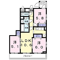 ネオ　サンリット 301 ｜ 兵庫県尼崎市御園１丁目9番11（賃貸アパート3LDK・3階・60.85㎡） その2