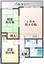 コーポサンルイスII 4-Ａ ｜ 兵庫県尼崎市塚口町４丁目（賃貸マンション2LDK・4階・51.71㎡） その2