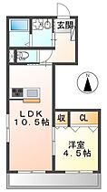 ヘーベルメゾン小松北町 202 ｜ 兵庫県西宮市小松北町１丁目（賃貸マンション1LDK・2階・40.39㎡） その2