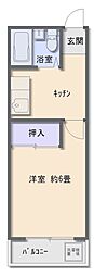 グリーンフィールド 1Kの間取図画像