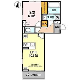 間取図画像 1LDK