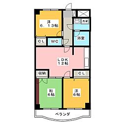 間取図画像 3LDK