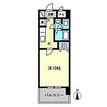 CITY SPIRE東石井 203 ｜ 愛媛県松山市東石井7丁目（賃貸マンション1K・2階・30.41㎡） その2