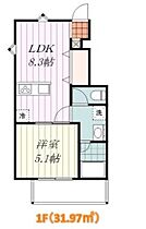 ソルフィールド和泉北 103 ｜ 愛媛県松山市和泉北1丁目（賃貸アパート1LDK・1階・31.97㎡） その2