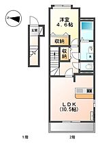 アフォーラ 202 ｜ 愛媛県松山市姫原1丁目（賃貸アパート1LDK・2階・42.89㎡） その2