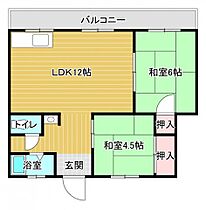 小林ハイツ 8 ｜ 和歌山県御坊市薗（賃貸アパート2LDK・2階・42.75㎡） その2